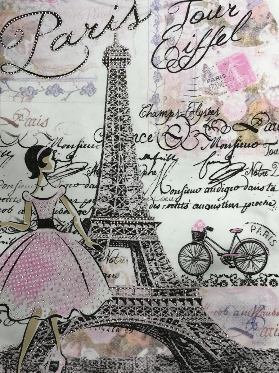 Tee shirt Tour Eiffel Paris Princesse – Image 2