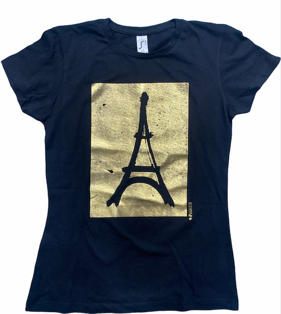 Tee shirt Paris Tour Eiffel OR millar