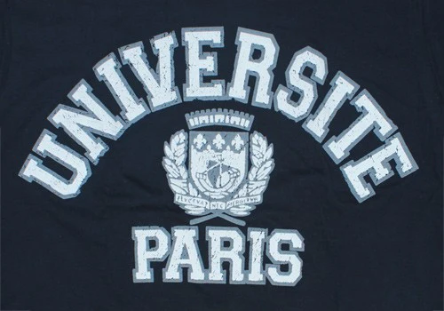 T-shirt université Paris vintage – Image 2
