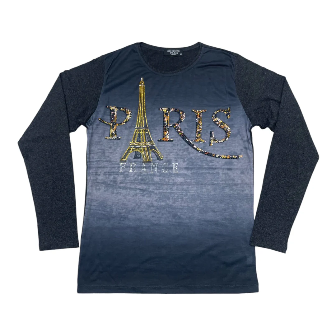 Manche Longue Tour Eiffel Strass