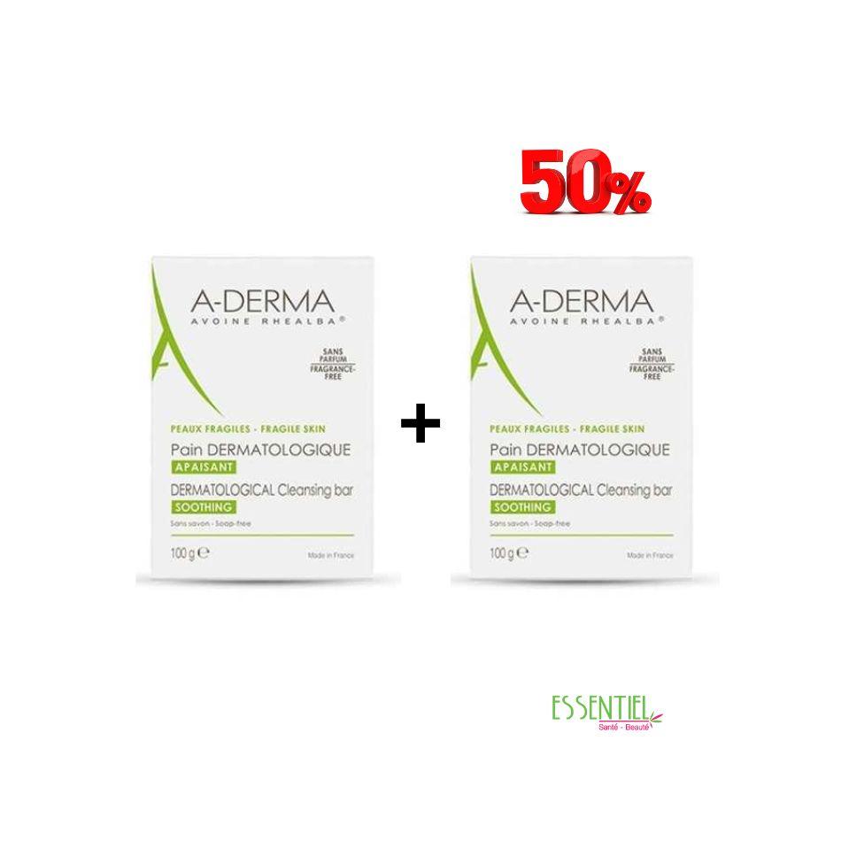 A DERMA Pain dermatologique apaisant au lait d’avoine 100 gr +50% sur le 2ème