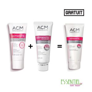 ACM DEPIWHITE ADVANCED Crème intensive antitaches+ Masque = dépiwhite lait corporel éclaircissant100ml GRATUIT