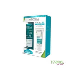 ADERMA BIOLOGY DUO AC GLOBAL + GEL MOUSSANT 100ML OFFERT