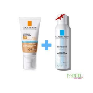 ANTHELIOS UVMUNE 400 CREME HYDRATANTE TEINTEE SPF50+ 50ML + EAU THERMAL 50 ML
