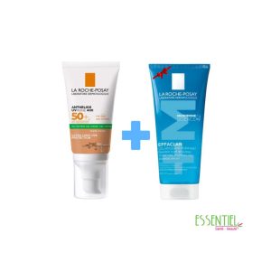 ANTHELIOS UVMUNE 400 OIL CONTROL GEL CREME TEINTE SPF50+ 50ML + EFFACLAR GEL MOUSSANT 50 ML(offert)
