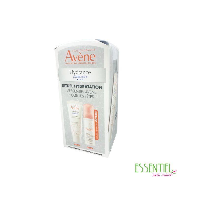 AVENE COFFRET HYDRANCE LEGERE EMULSION HYDRATANTE 40ML + MOUSSE NETTOYANTE OFFERTE 50ML