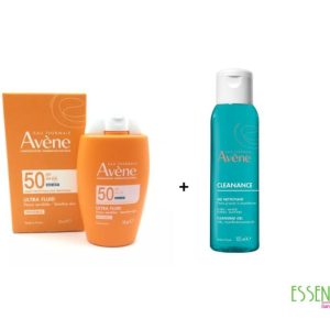 AVENE ULTRA FLUID INVISIBLE 50 SPF 50ML+CLEANANCE GEL NETTOYANT 100ML