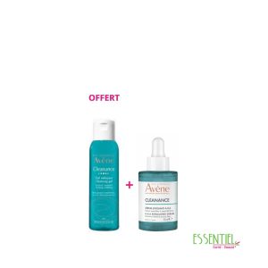 AVENE CLEANANCE PACK Serum Exfoliant A.H.A + gel nettoyant 100 ml offert