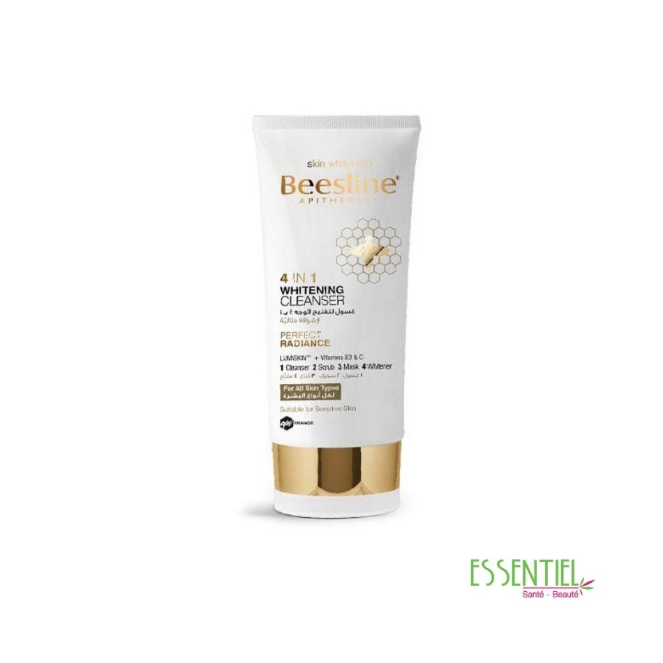 BEESLINE GEL NETTOYANT, VISAGE ECLAIRCISSANT 4 EN 1