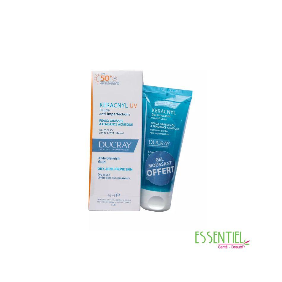 DUCRAY KERACNYL PACK PROMO UV SPF50 50ML+ GEL MOUSSANT 40ML OFFERT