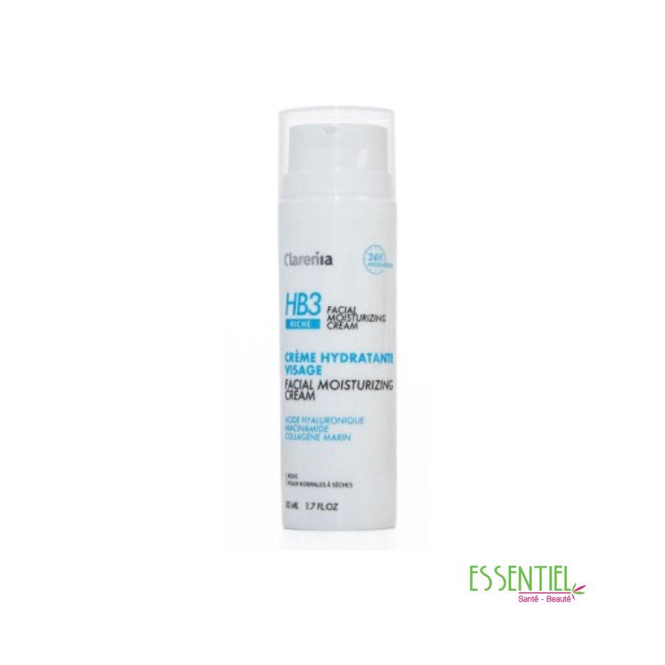 CLARENIA HB3 CREME HYDRATANTE VISAGE RICHE 50ML