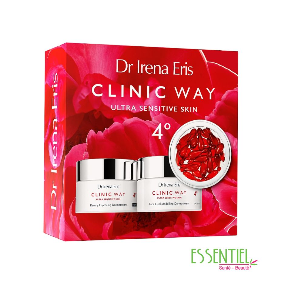 Dr Irena Eris Clinic Way 4° Coffret (crème de jour/50ml crème de nuit/25ml + dermo-capsules visage/30pcs)