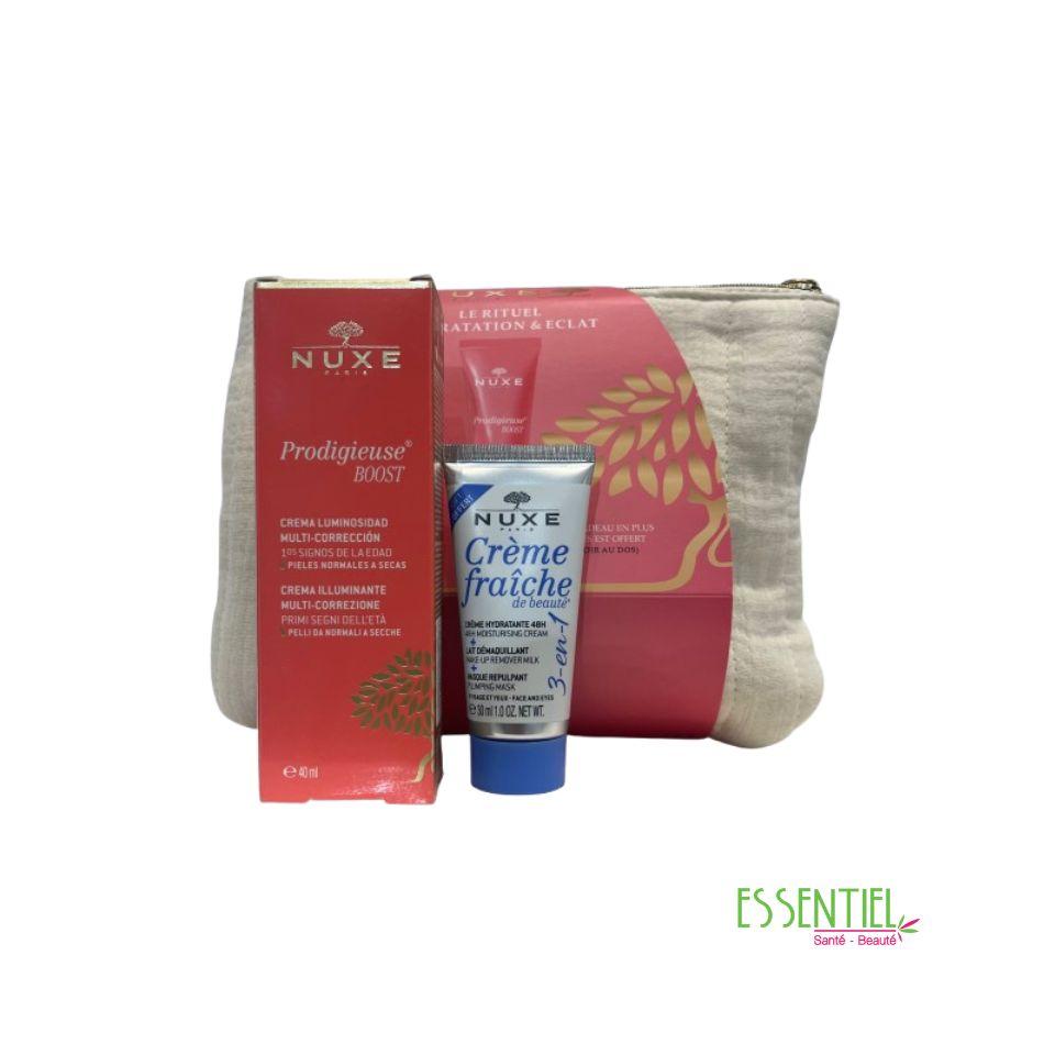 Nuxe trousse rituel hydratation & éclat La crème éclat multi correction 40 ML +Crème fraiche 3 en 1 Offerte