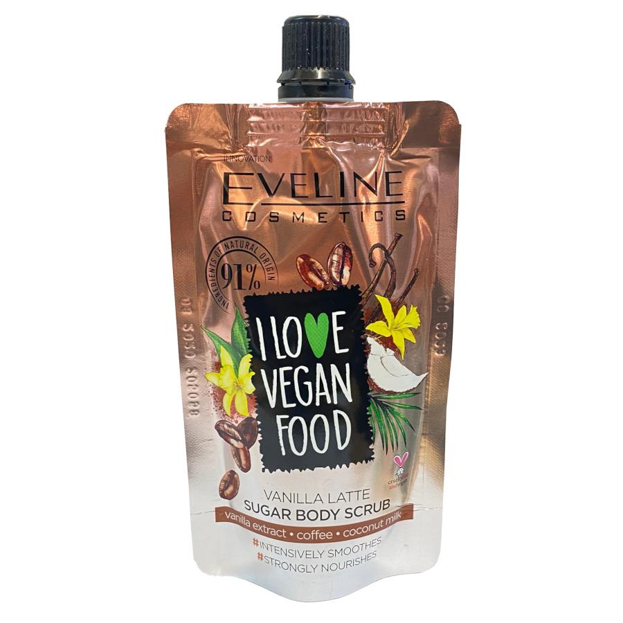 Eveline – I Love Vegan Food – gommage au sucre CAFÉ 75ml