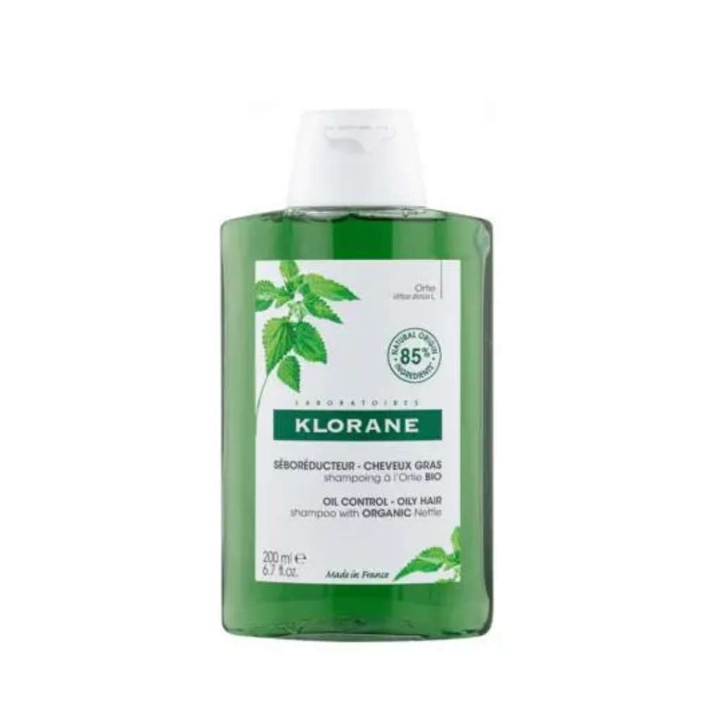 KLORANE Shampoing séborégulateur à l’Ortie Bio – 200ml
