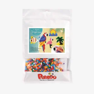 1 kit perles à repasser jungle