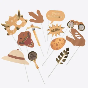 Kit photobooth dinosaure