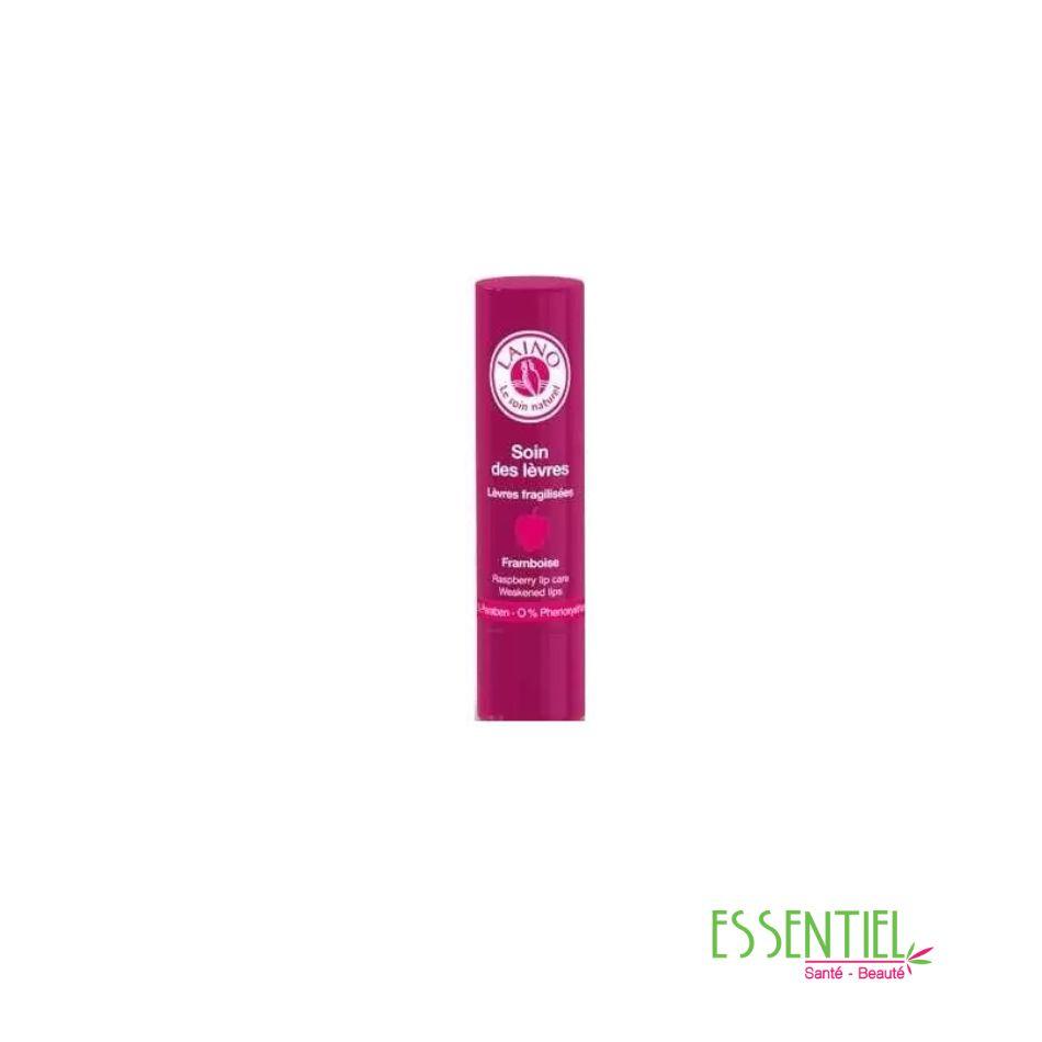 LAINO Soin des lèvres fragilisées goût framboise, 4g