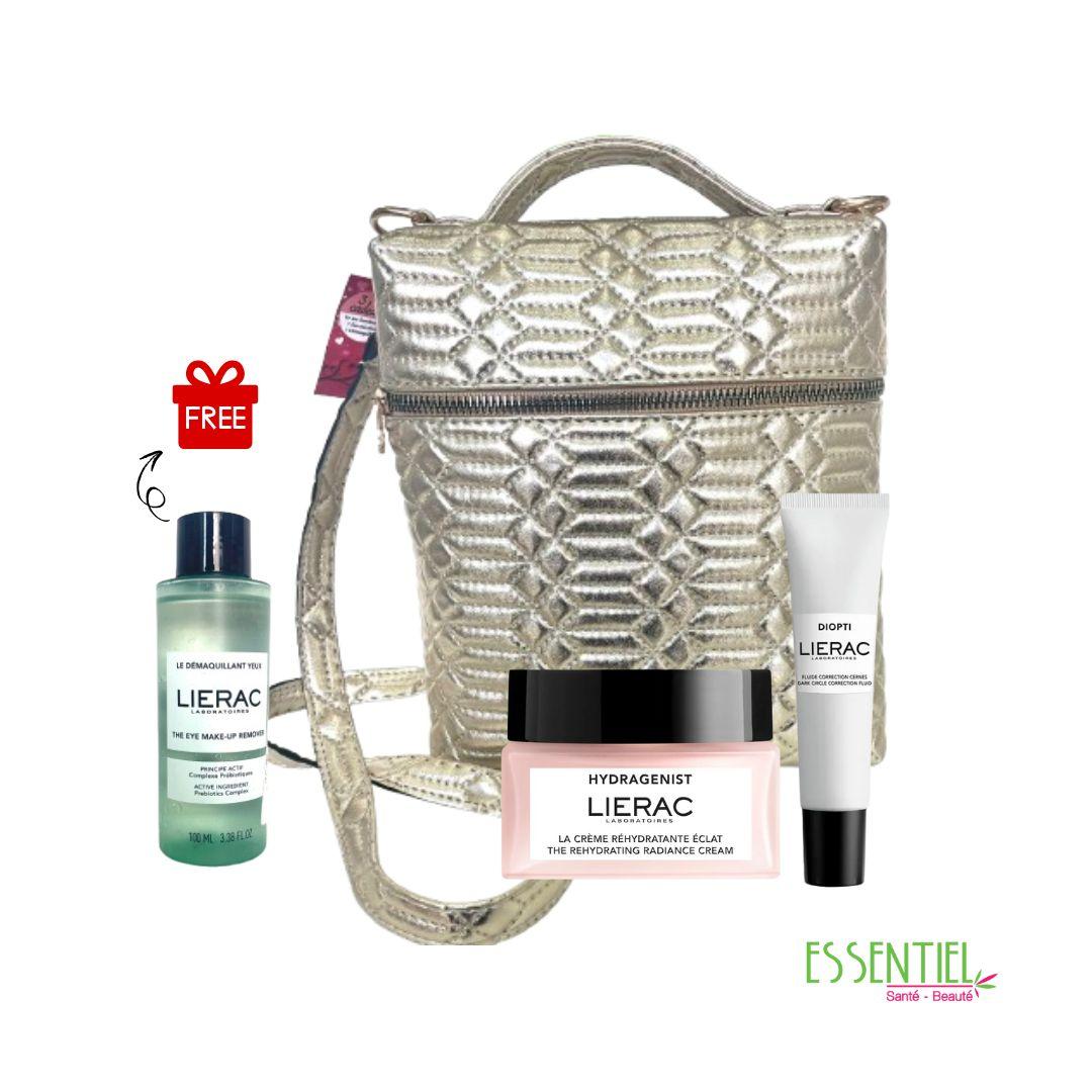 LIERAC SAC HYDRAGENIST CREME + DIOPTI CERNE ( EAU MICELLAIRE OFFER)