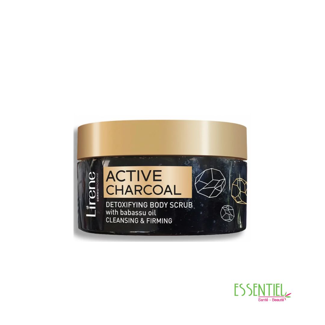 LIRENE GOMMAGE CORPOREL DETOXIFIANT AU CHARBON ACTIF 200G
