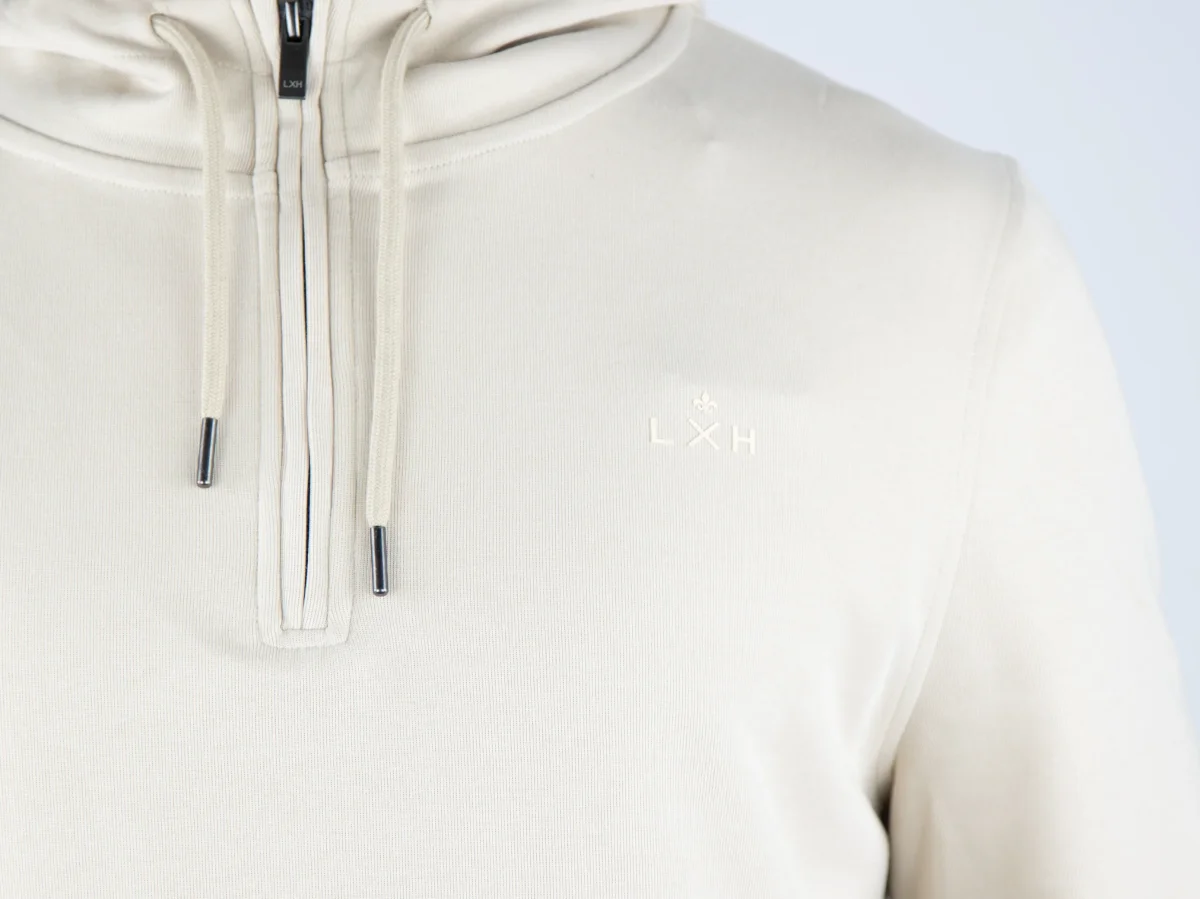 Sweat à capuche Beige – Image 3