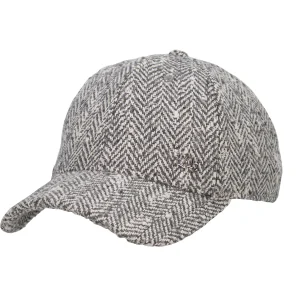 LXHPRE4101-01.jpgv1756215054 Casquette « Prestige » Chevron Moucheté Gris
