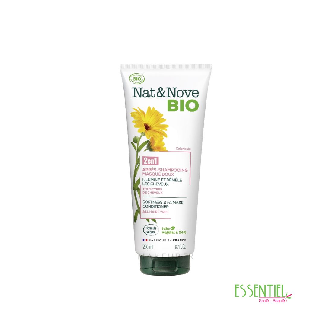 NAT & amp NOVE APRÈS-SHAMPOOING DOUX