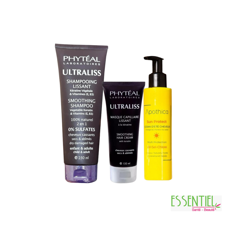 Pack Phyteal Shampooing+ Masque+ Apothica écran cheveux