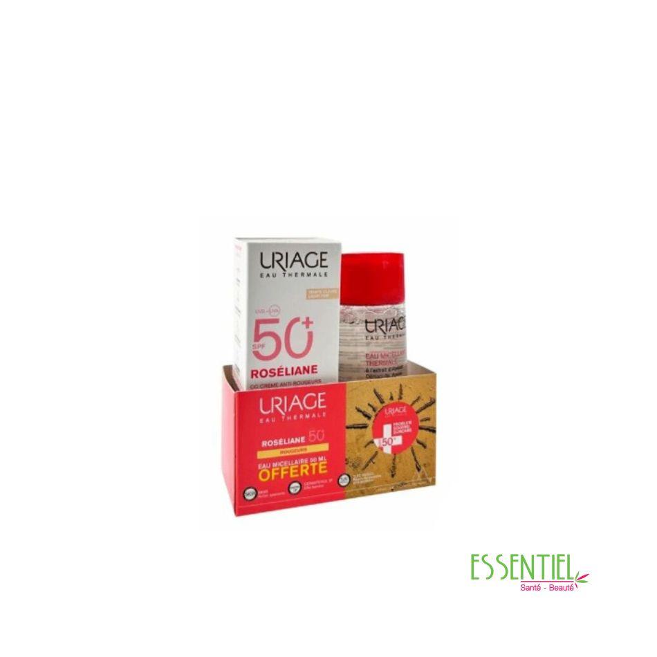 PACK URIAGE ROSELIANE CC CREAM SPF50+ TEINTEE CLAIRE 40ML+EAU MICELLAIRE 50ML (OFFERTE)