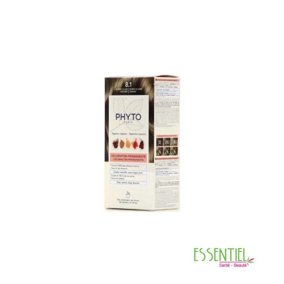 PHYTO coloration permanente 8.1 blond clair cendre
