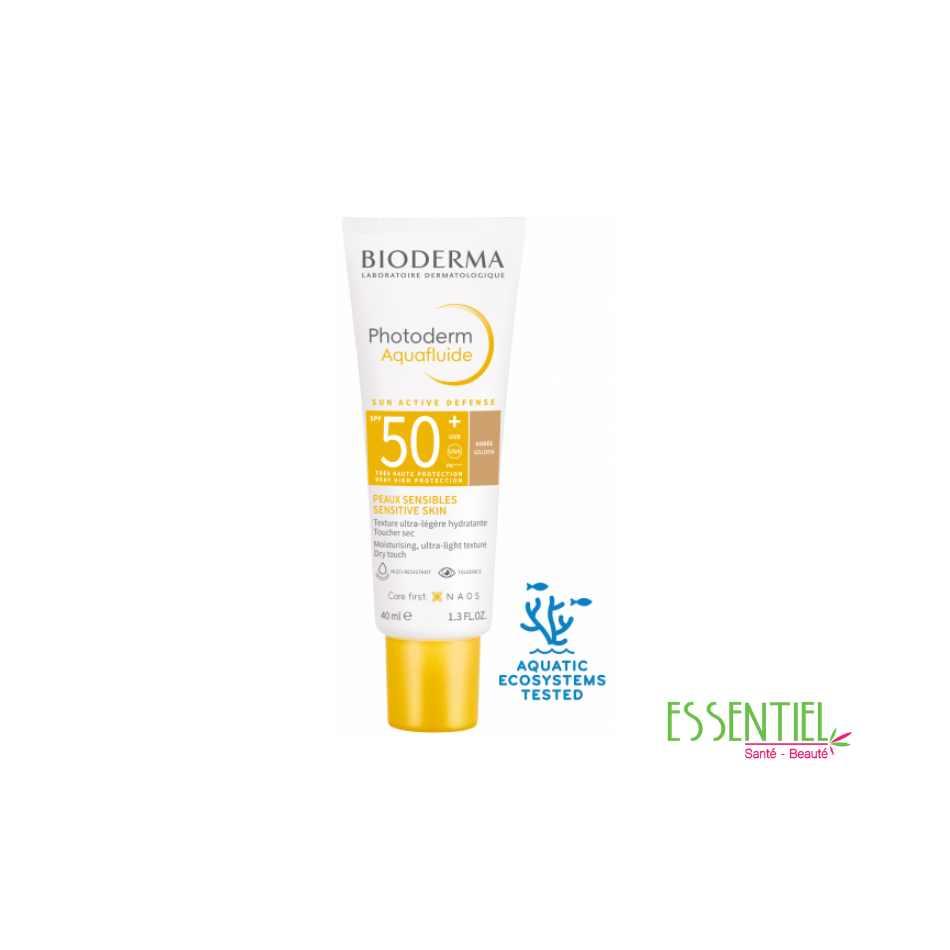 BIODERMA Photoderm Aquafluide teinte dorée SPF 50+, 40ml