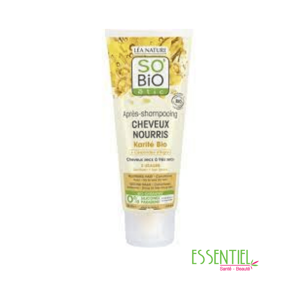 So’bio après shampoing cheveux nourris karité bio