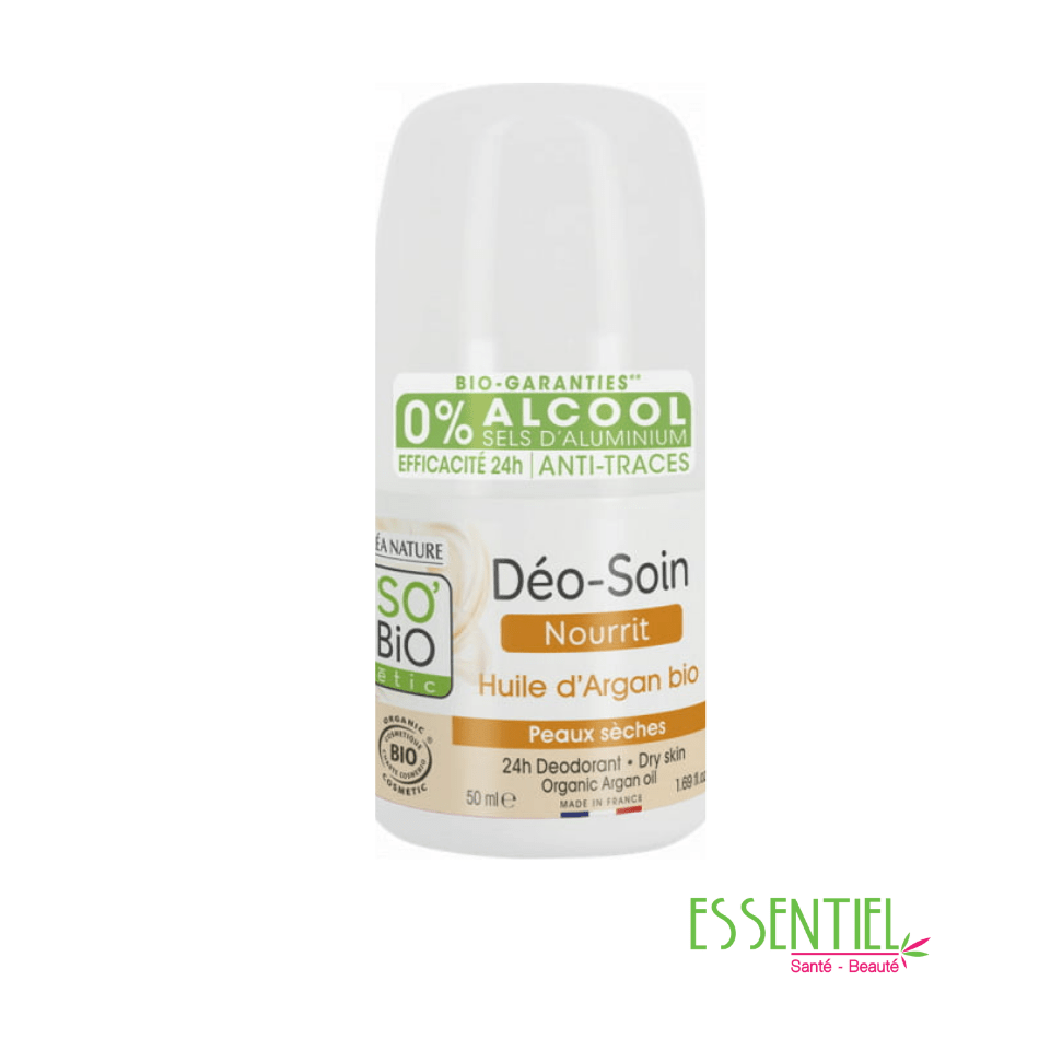 SO’BIO DEO-SOIN NOURRIT HUILE D’ARGAN BIO 50ML