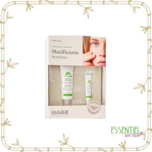 Babe Stop Akn Coffret creme Mattifying Moisturiser, 50ml + Spot Control Gel 8ml