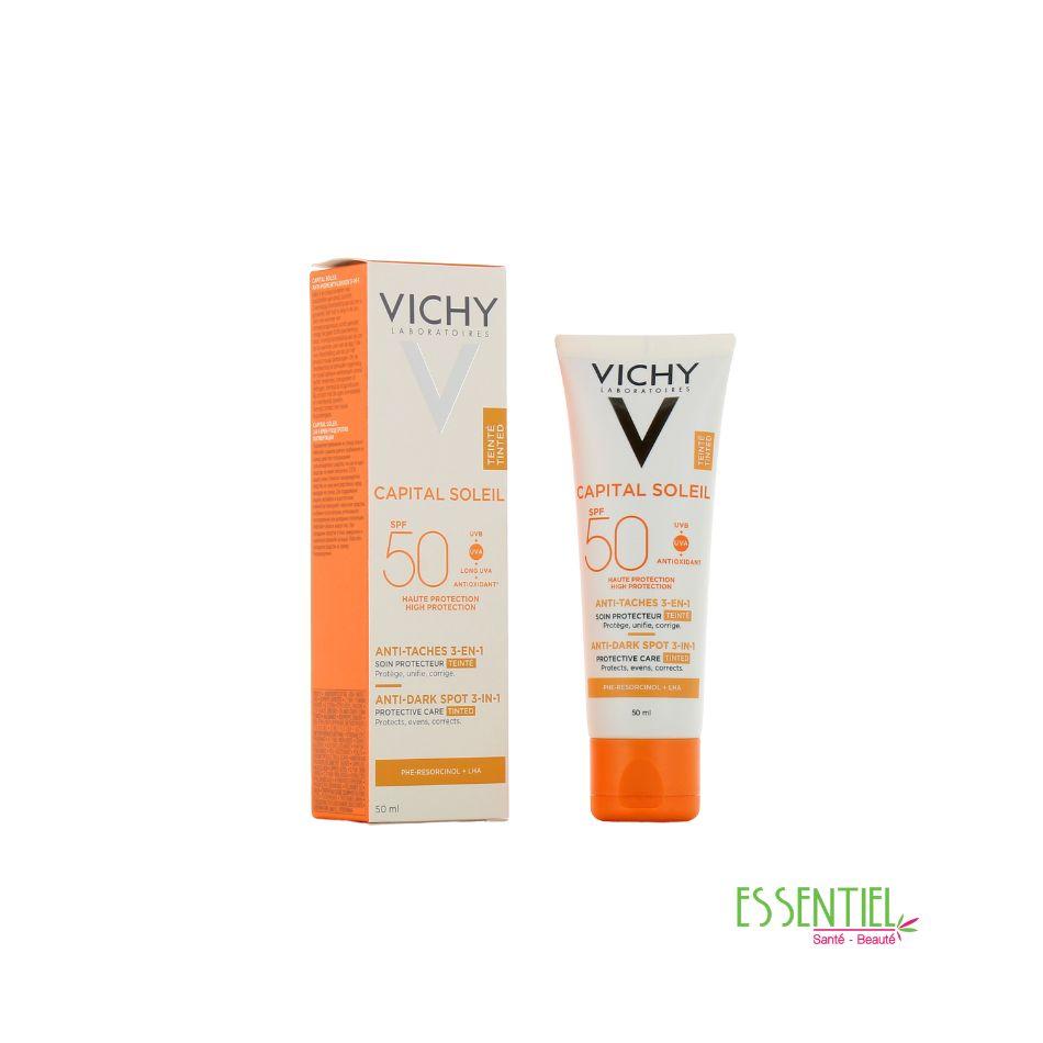 Vichy CAPITAL SOLEIL Soin anti-taches teinté 3-en-1 SPF50+, 50ml