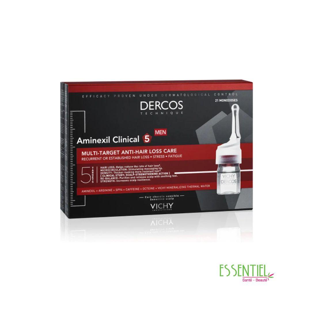 Vichy Dercos Aminexil Clinical 5 Homme 21 Ampoules