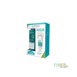 A-DERMA COFFRET BIOLOGY AC GLOBAL 40ML+ BIOLOGY AC GEL 100ML OFFERT