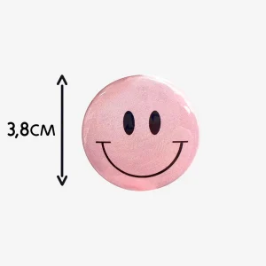 1 badge Happy face rose