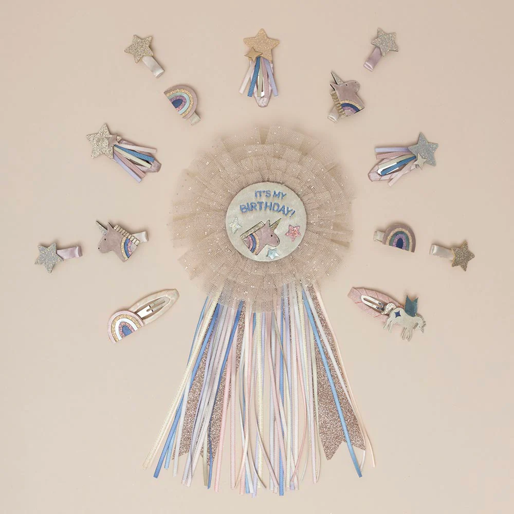 1 badge Happy Birthday licorne – Image 2