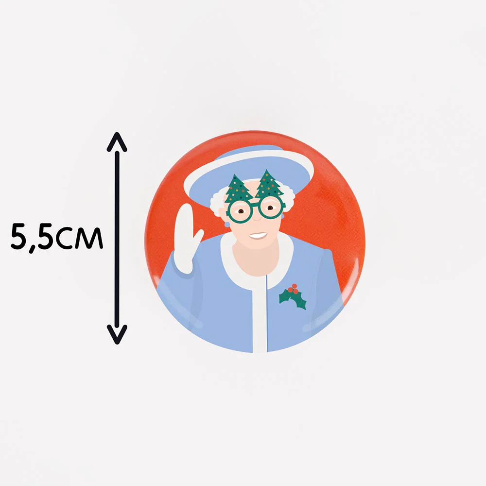 Noël - 1 badge royal star de Noël