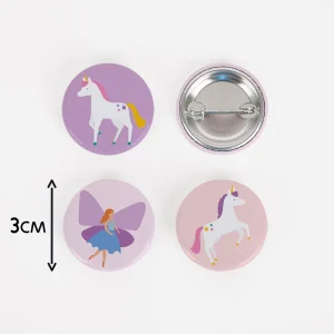 1 badge licorne féérique