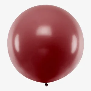 Ballon de baudruche géant : 1 ballon bordeaux