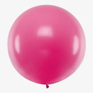 Ballon de baudruche géant : 1 ballon fuchsia