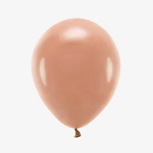 Ballons de baudruche : 10 ballons rose brun