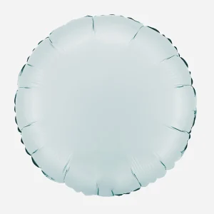 Ballon pastille bleu pastel satin