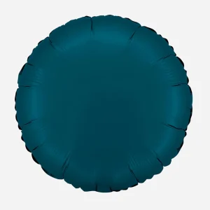 Ballon pastille bleu pétrole satin