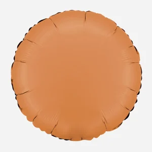 Ballon pastille caramel satin