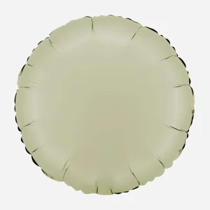 Ballon pastille olive satin