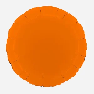 Ballon pastille orange mat