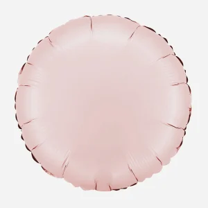 Ballon pastille rose pastel satin